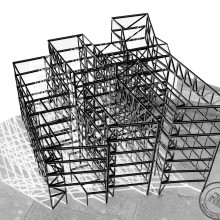 Maqueta estructural del projecte.