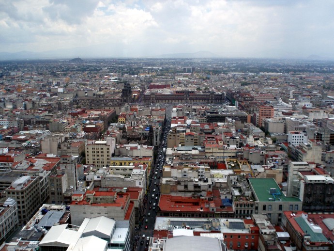 Mexico DF visto desde la Torre Latinoamericana.